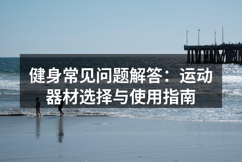 多样化的健身器材选择